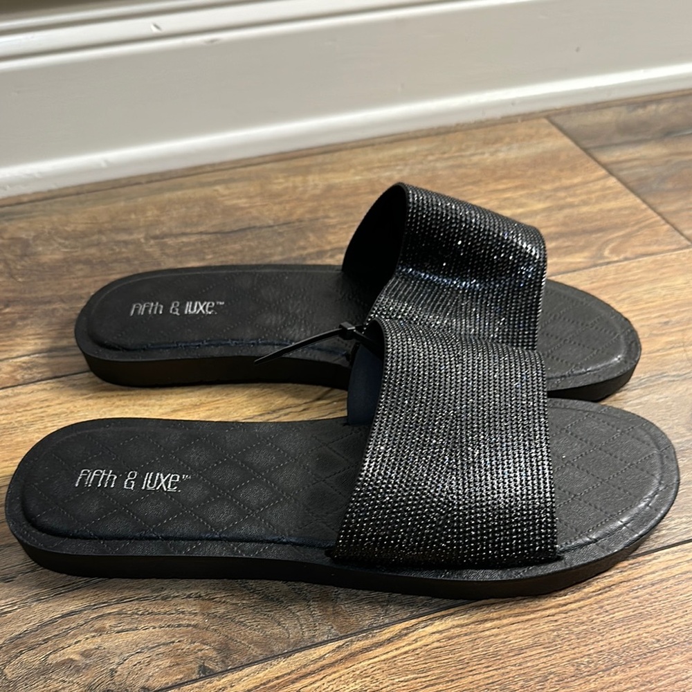 Black slip ons